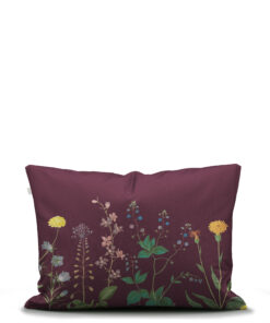 Essenza Augustina Kussensloop Mauve wine 60x70