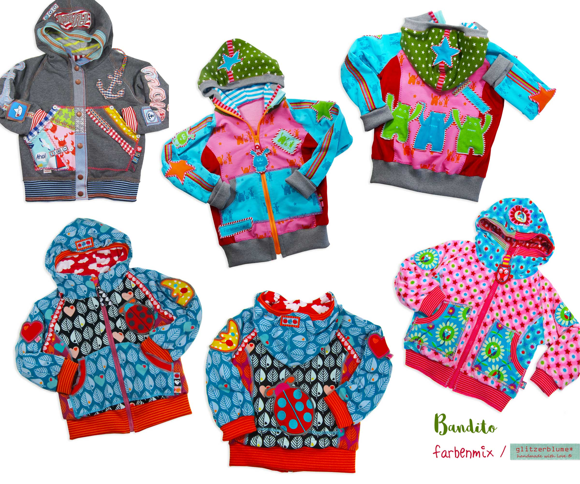 Farbenmix Naaipatroon Sweatvest Bandito | 86-164 - Afbeelding 3