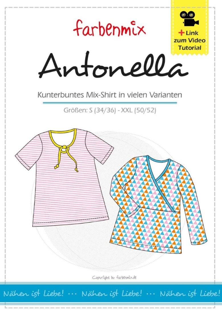 Farbenmix Antonella - Naaipatroon shirt