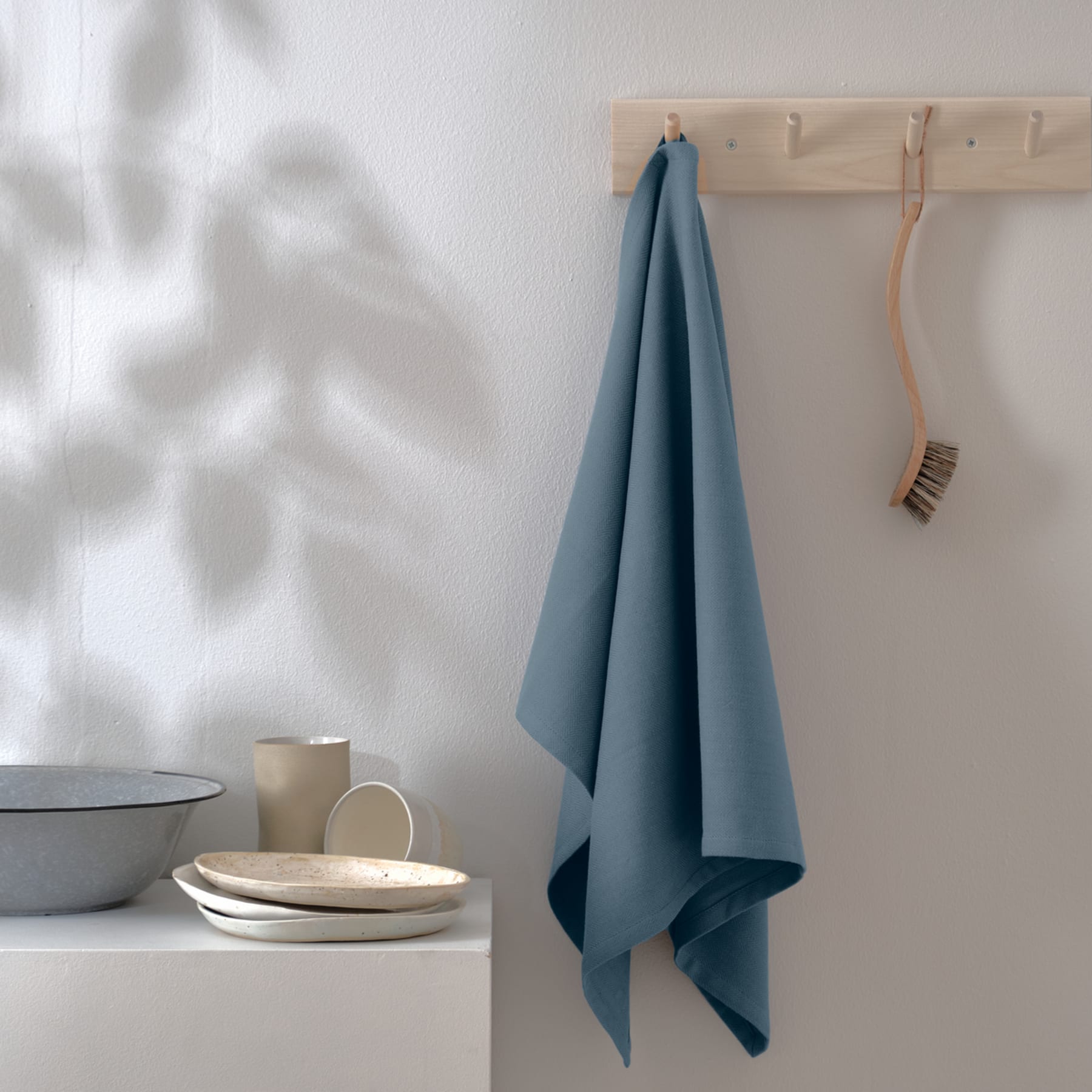 The Organic Company Kitchen Towel -510 Grey Blue Theedoek XL - Afbeelding 5