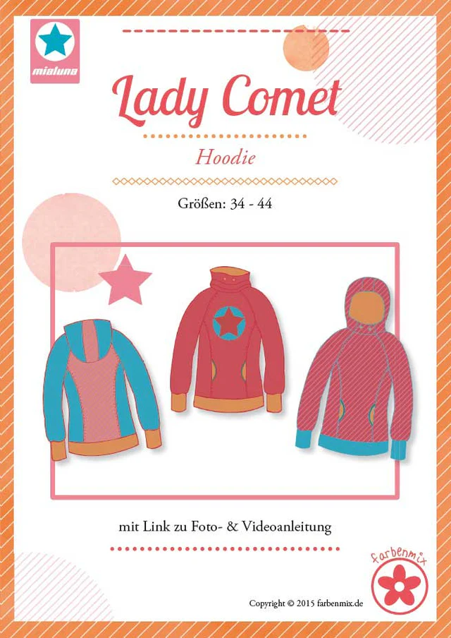Farbenmix Lady Comet | Hoodie