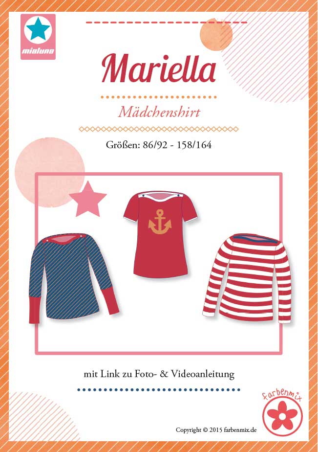 Farbenmix Naaipatroon Shirt Mariella | Shirt 86-164