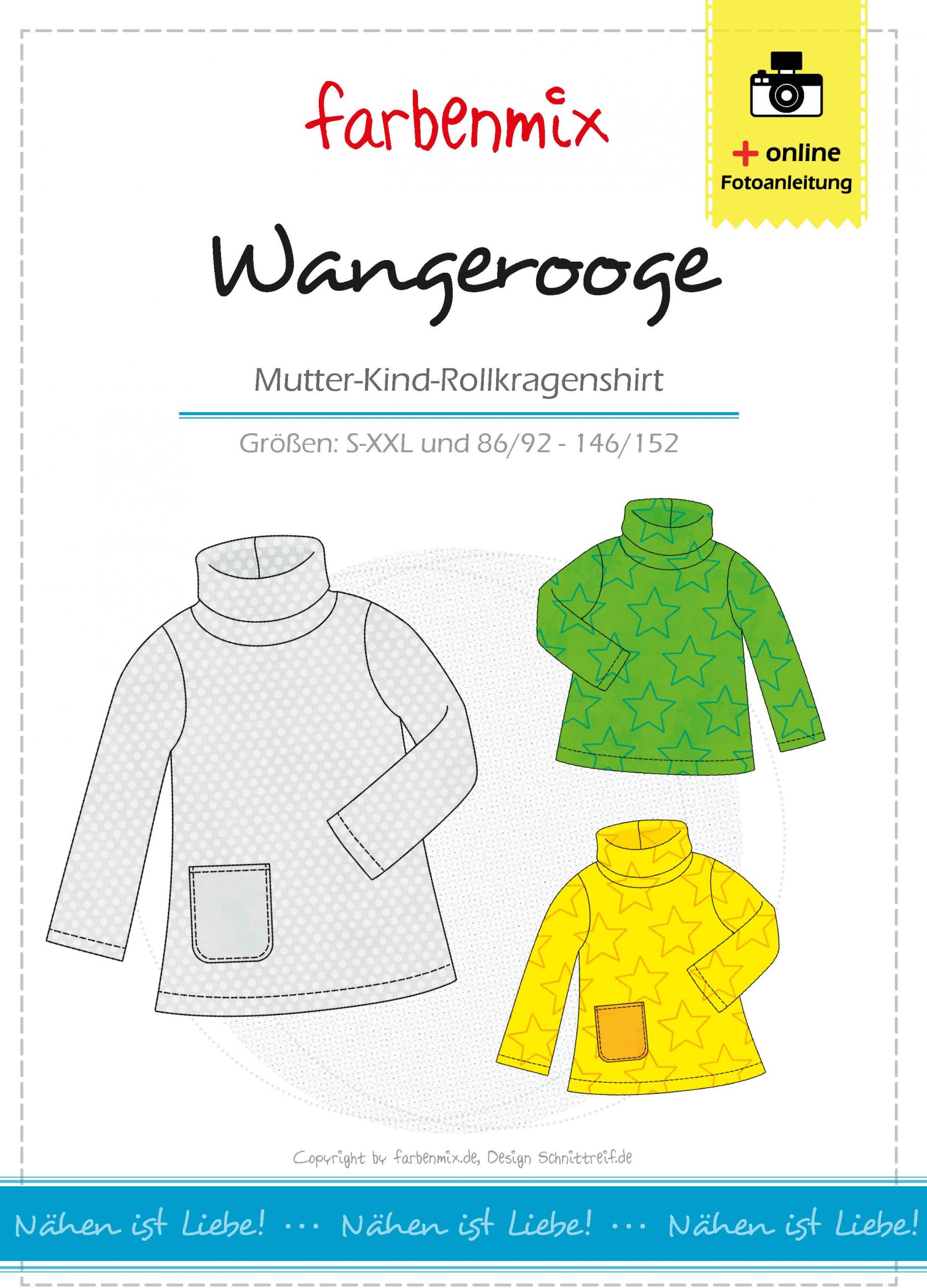 Farbenmix Wangerooge | trui met rolkraag