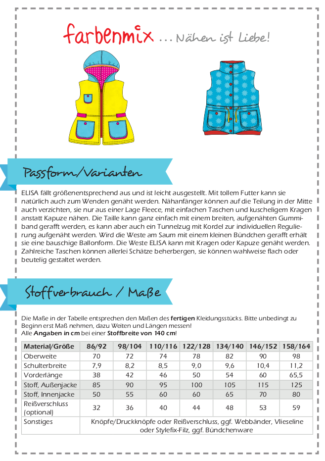 Farbenmix Elisa | Bodywarmer - Afbeelding 2