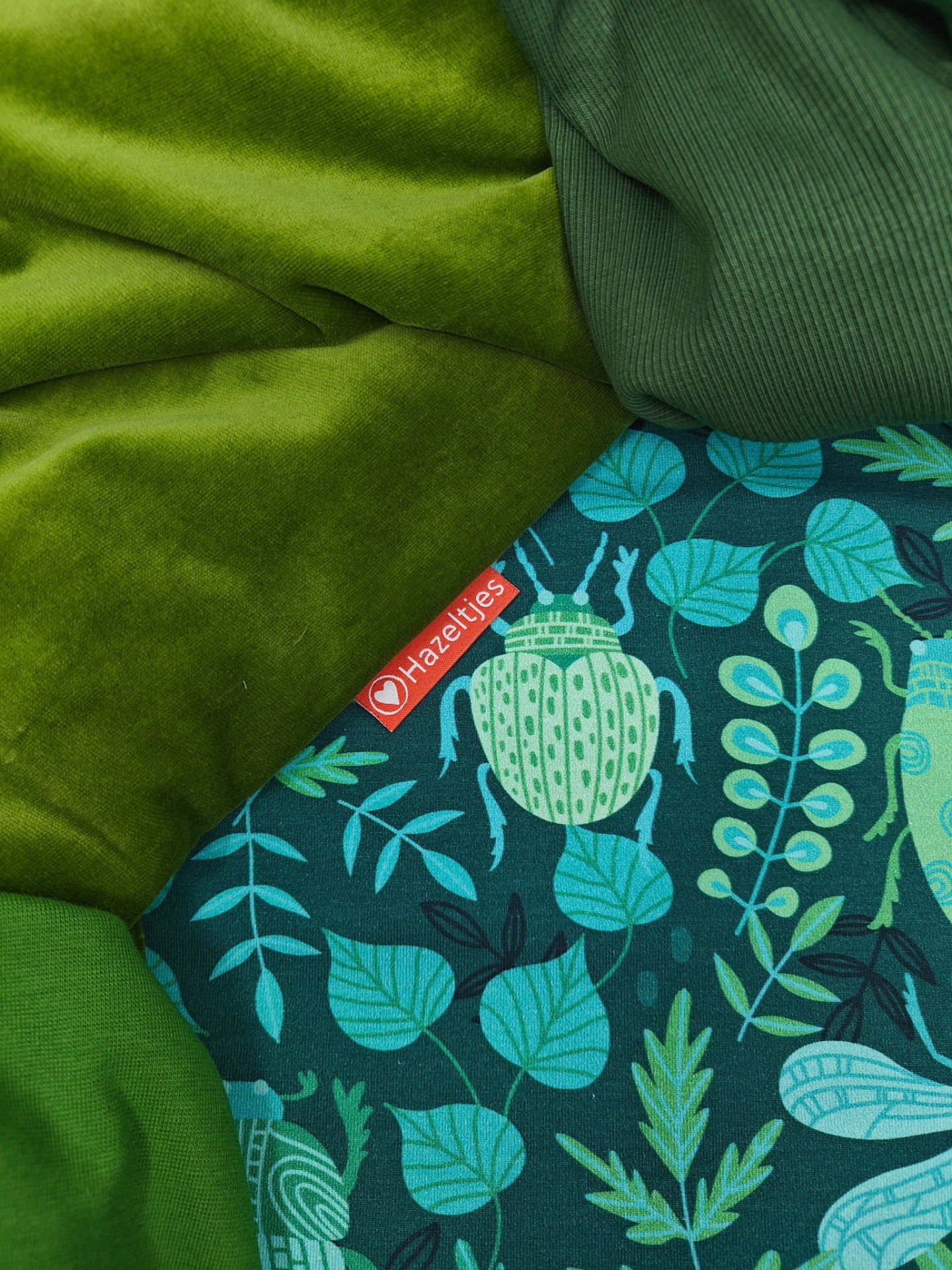 Hazeltjes Green Symphony, organic summersweat - Afbeelding 3