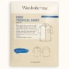 Wardrobe By Me Naaipatroon Tropical Shirt kids' | 98-152, verwachte levering juli 2026