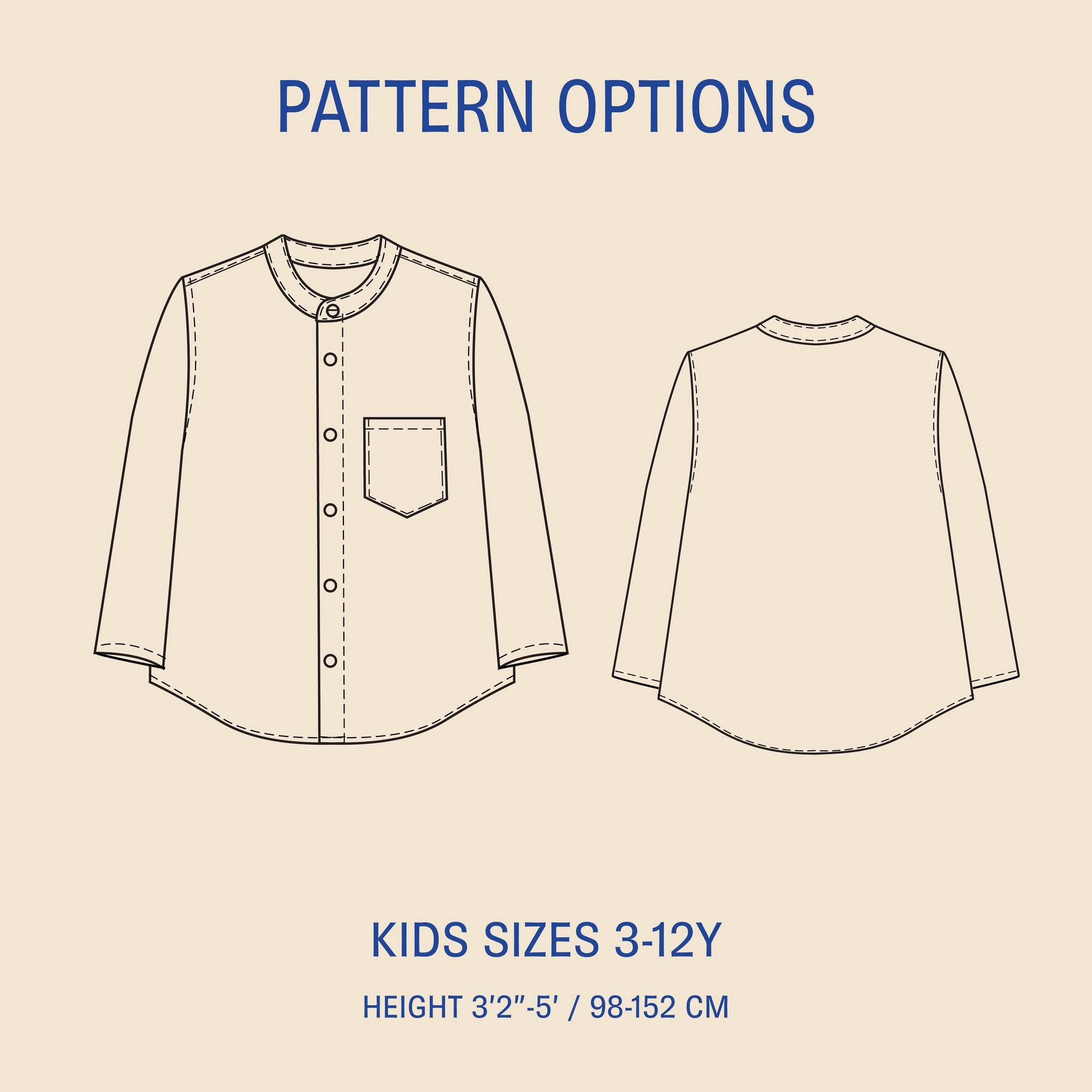 Wardrobe By Me Naaipatroon Mini Jensen Shirt kids' | 98-152, verwachte levering juli 2026 - Afbeelding 2