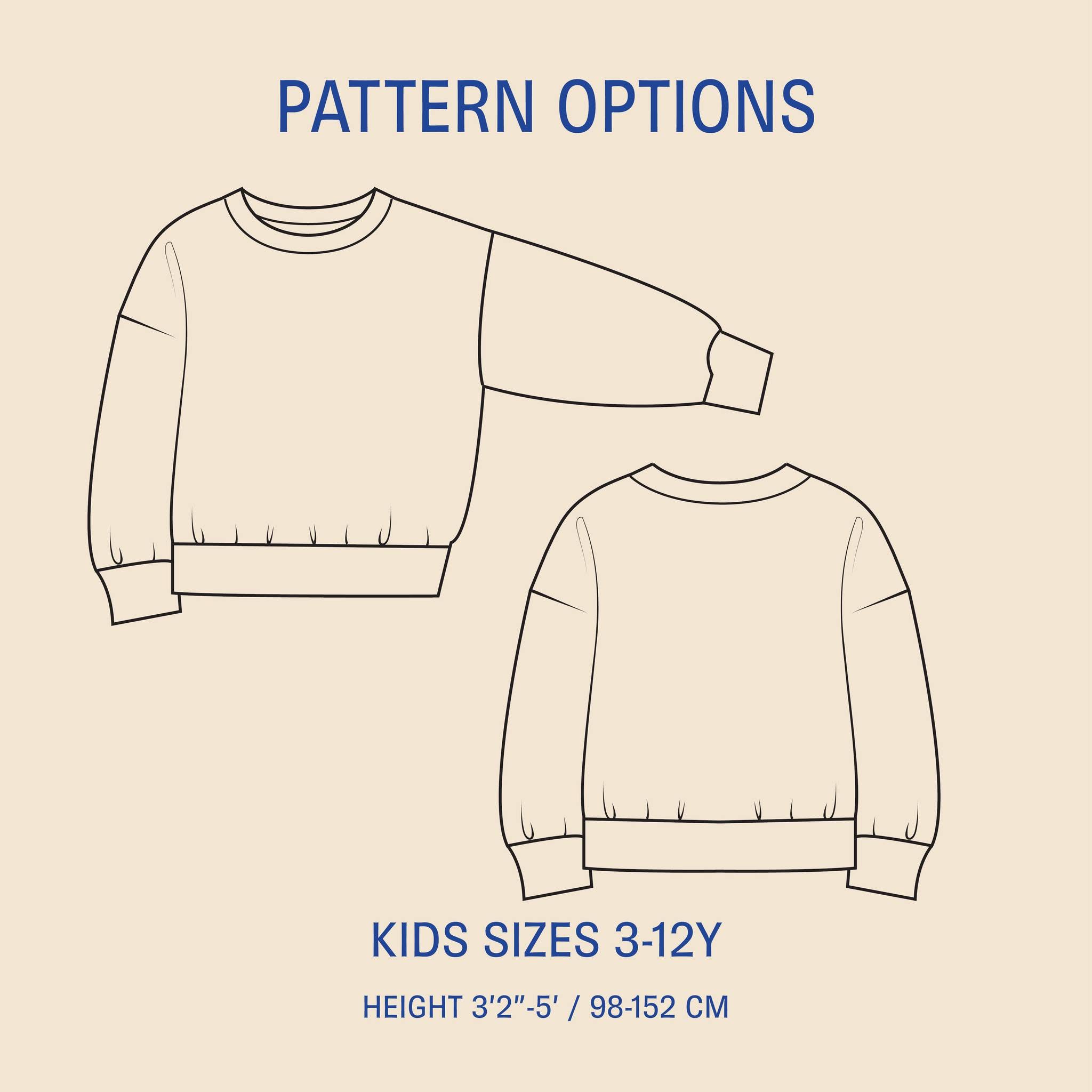 Wardrobe By Me Naaipatroon James Sweater Kids' 98-152, verwachte levering juli 2026 - Afbeelding 2