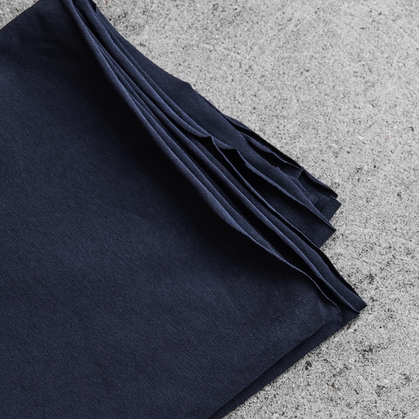 Mind the Maker Organic Jersey INDIGO NIGHT, SINGLE STRETCH JERSEY, verwachte levering juli 2026