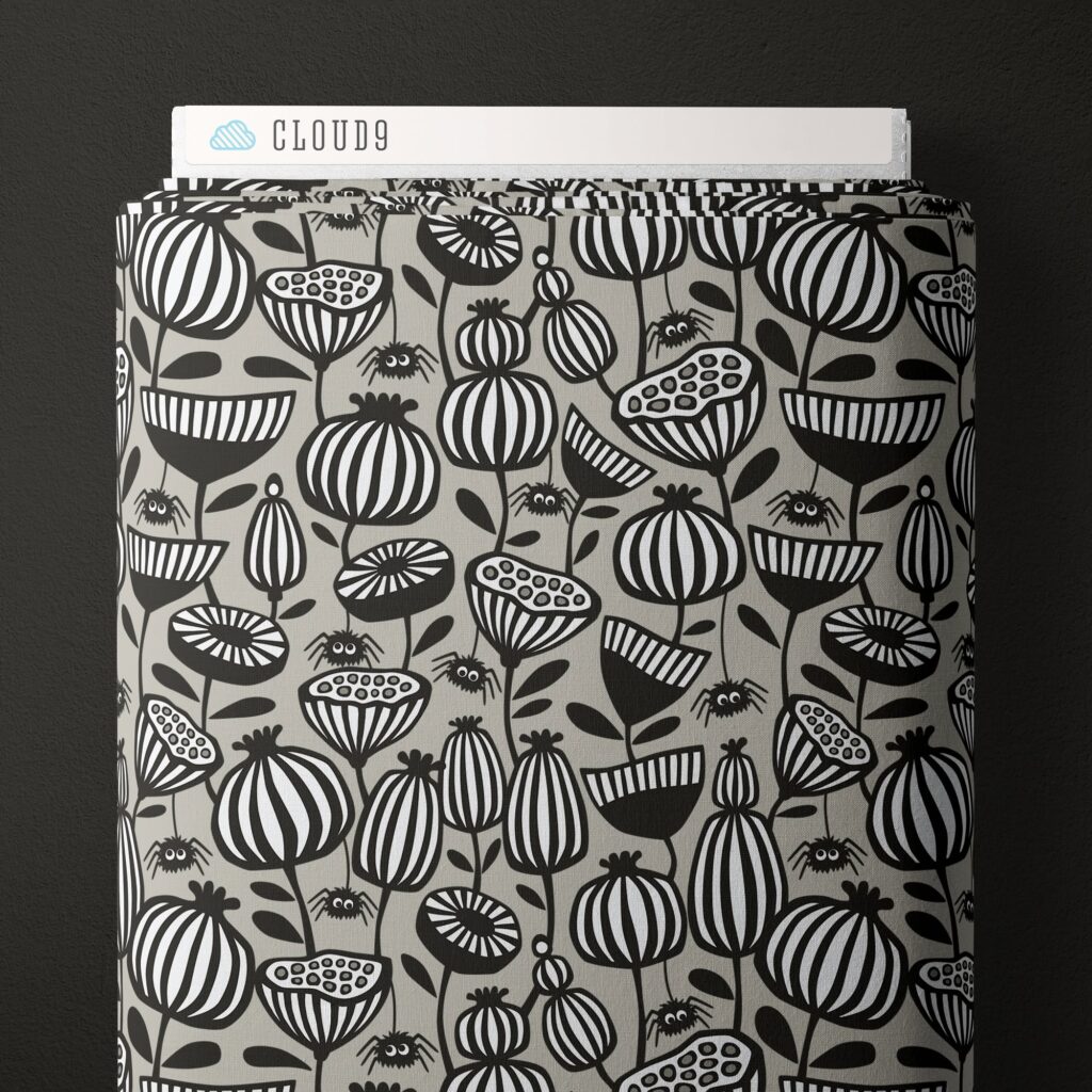 Cloud9 Gothic Whimsy - Spiders Garden | Gray verwachte levering augustus 2026 - Afbeelding 3