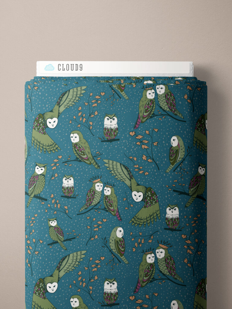 Cloud9 Black Forest - 229262 - Owlette | Teal, verwachte levering oktober-november 2026 - Afbeelding 4