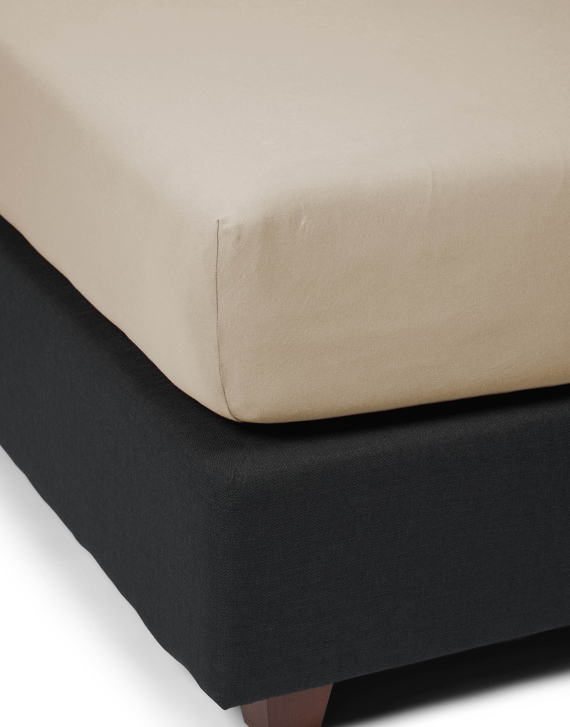 Essenza The Perfect Organic Jersey Hoeslaken Cement 180/200x200/220 - Afbeelding 2