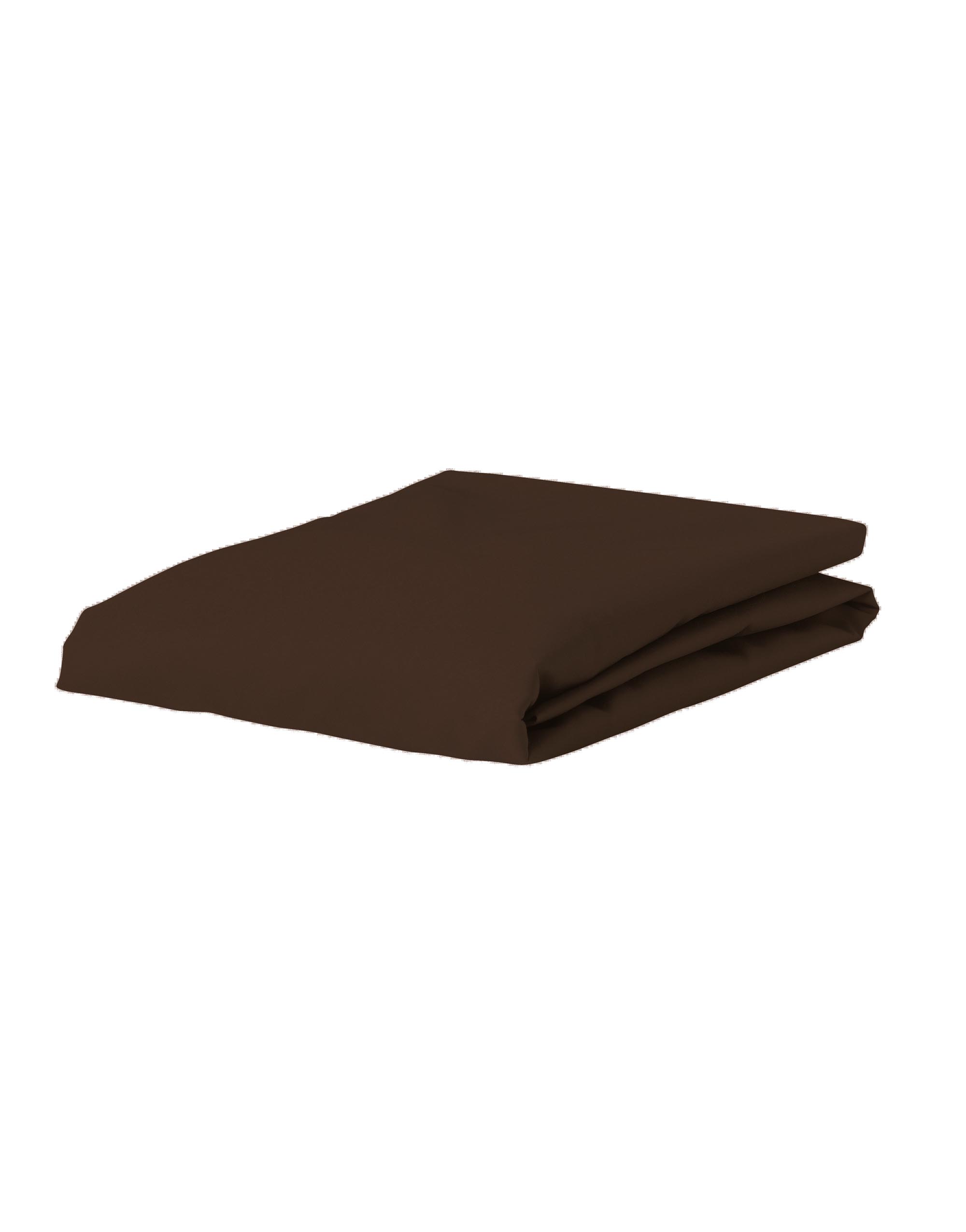 Essenza The Perfect Organic Jersey Hoeslaken Chocolade 140/160x200/220