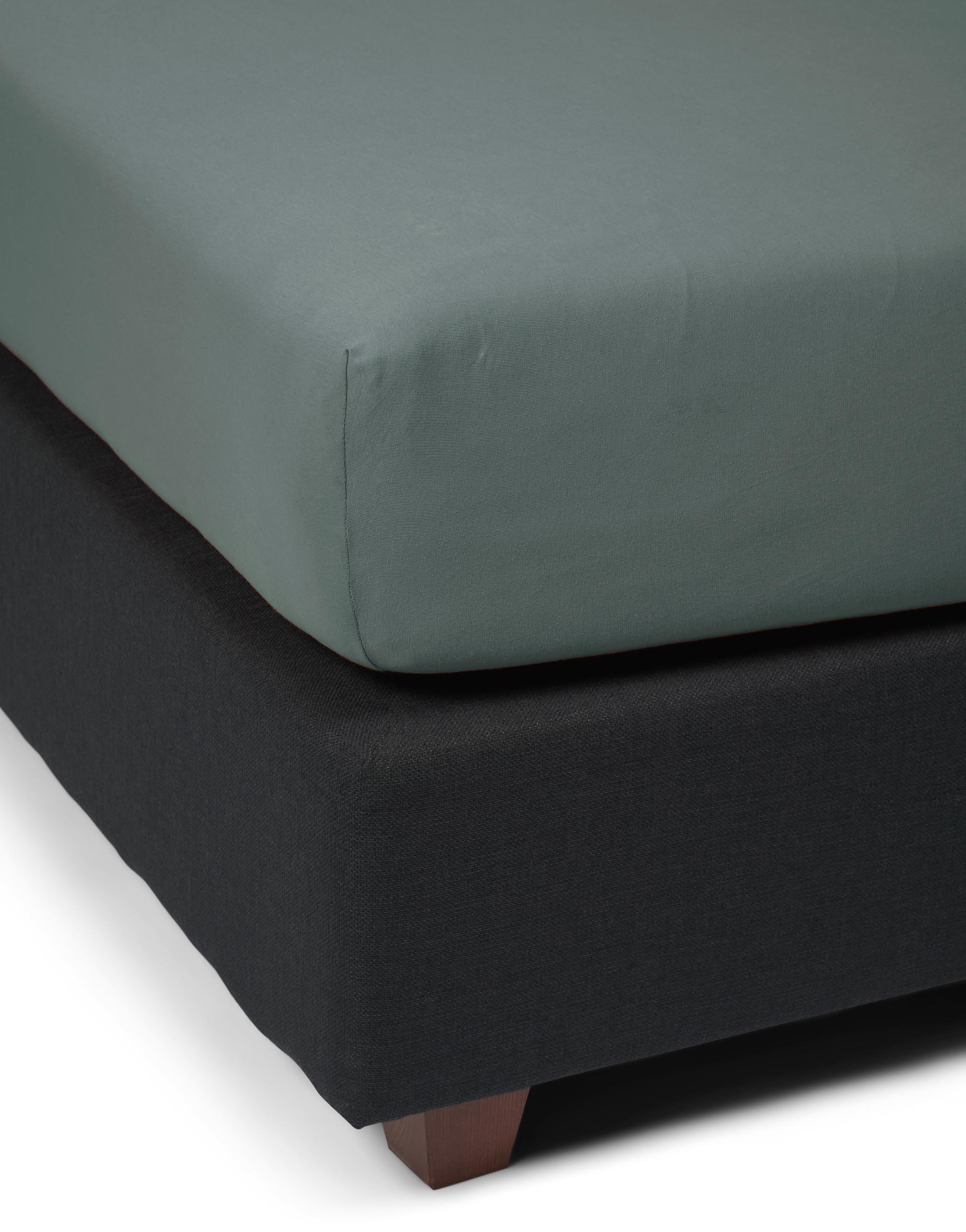 Essenza The Perfect Organic Jersey Hoeslaken Denim Blue 90/100x200/220 - Afbeelding 2