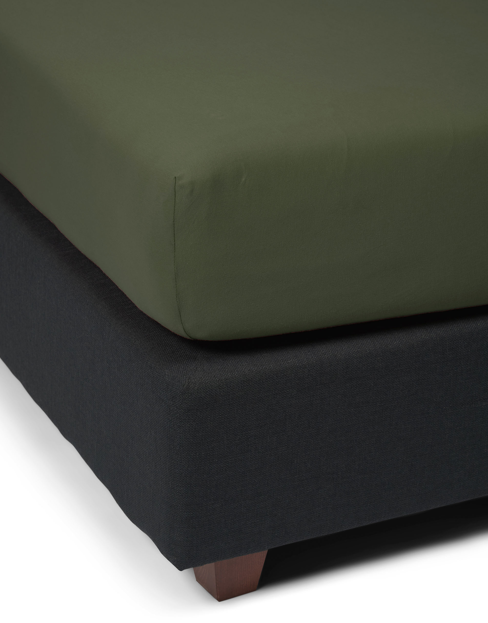 Essenza The Perfect Organic Jersey Hoeslaken Forest green 180/200x200/220 - Afbeelding 3