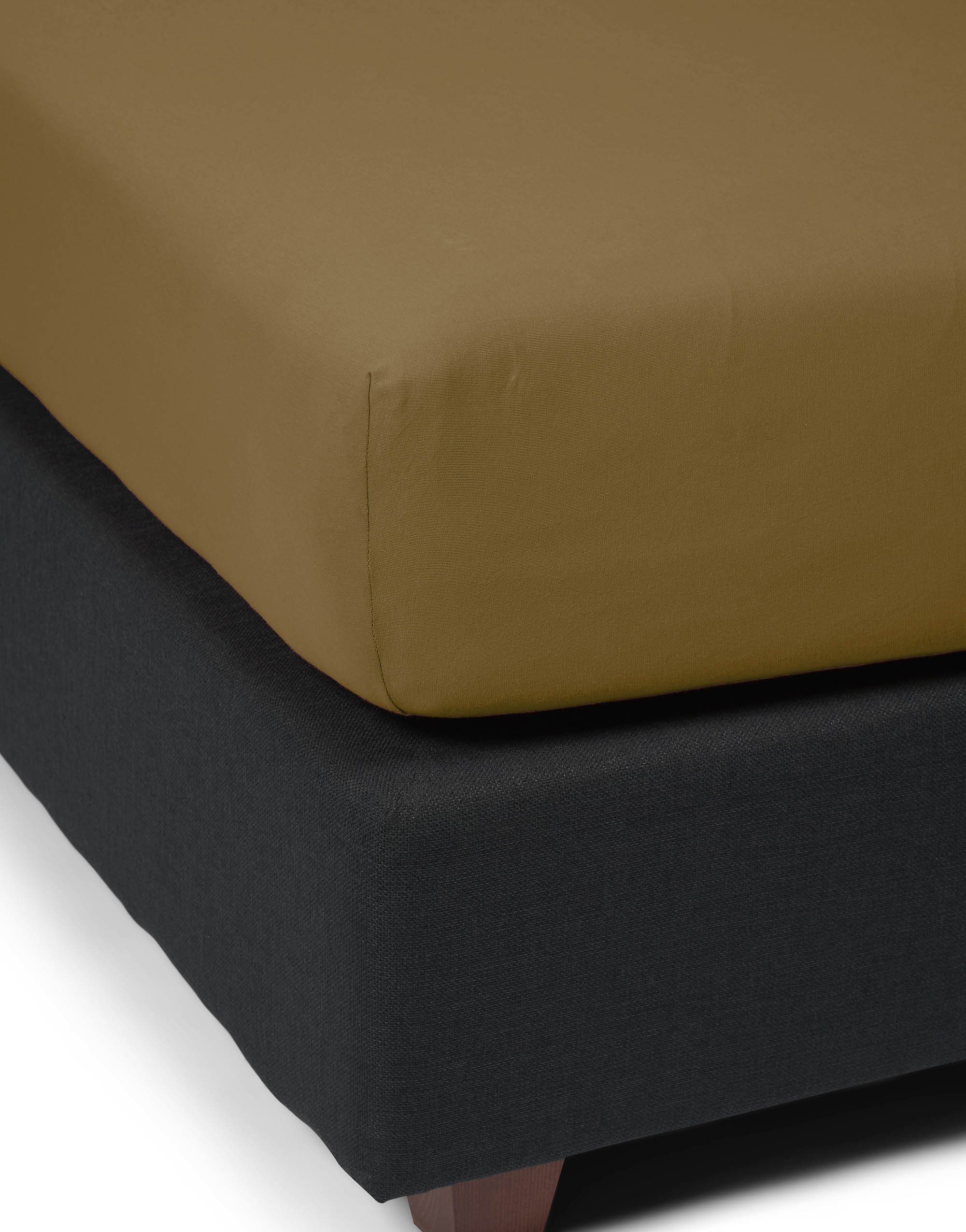 Essenza The Perfect Organic Jersey Hoeslaken Olive 90/100x200/220 - Afbeelding 2