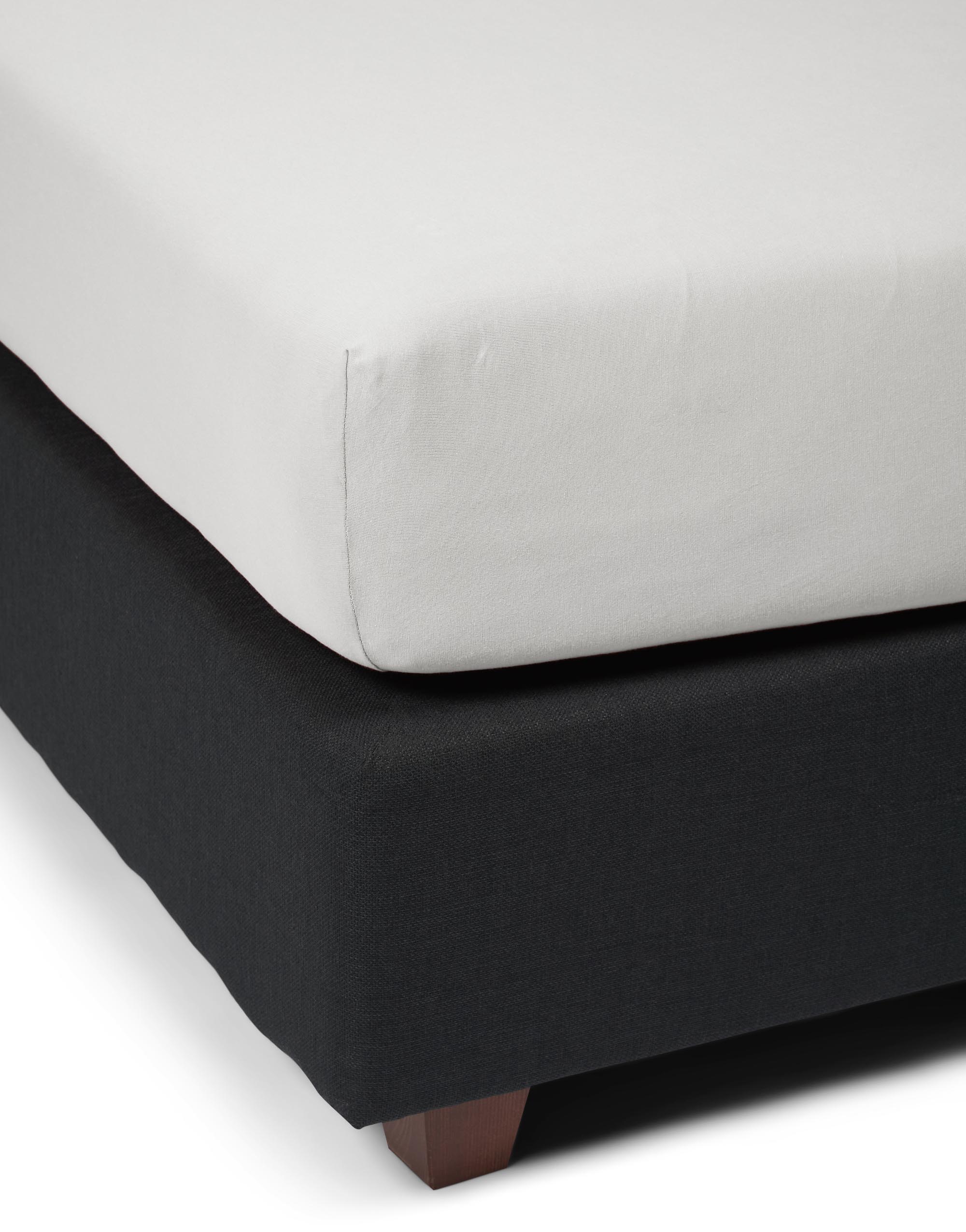 Essenza The Perfect Organic Jersey Hoeslaken Zilver 180/200x200/220 - Afbeelding 2