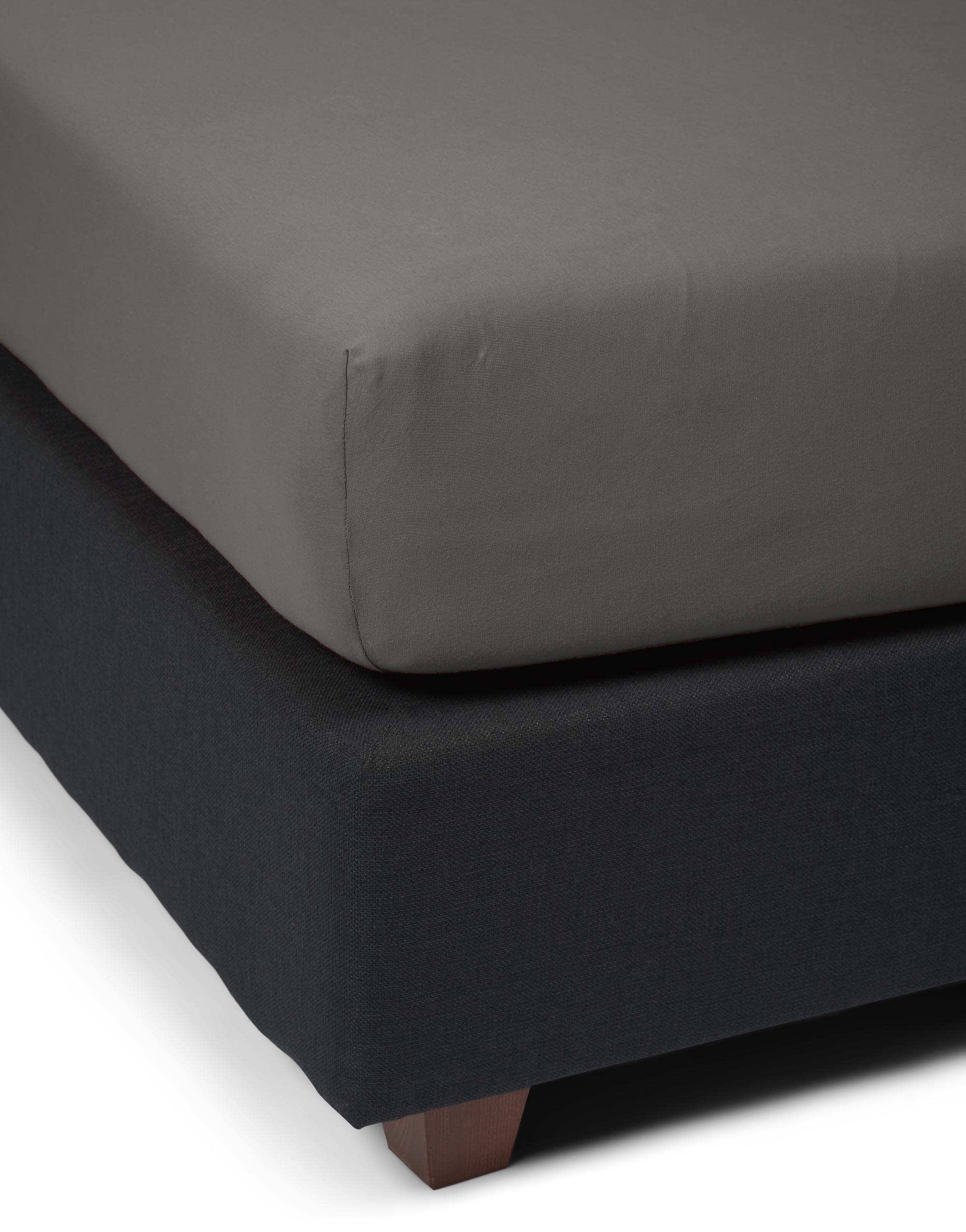 Essenza The Perfect Organic Jersey Hoeslaken Steel grey 180/200x200/220 - Afbeelding 2