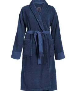 ESSENZA Connect Organic Uni Blauw Badjas L