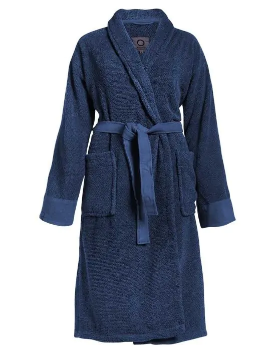ESSENZA Connect Organic Uni Blauw Badjas L