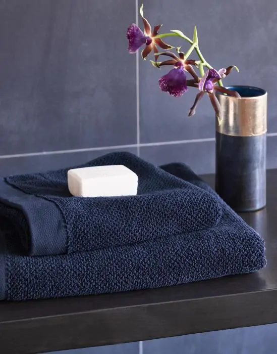 ESSENZA Connect guest towel blue 30 x 50 cm - Afbeelding 3