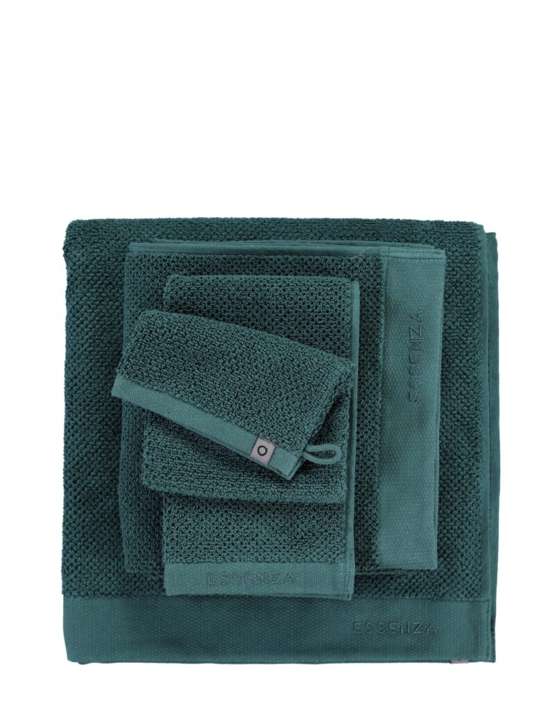 ESSENZA Connect Organic Uni GRoen Handdoek 60 x 110 cm - Afbeelding 2