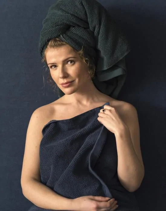 ESSENZA ESSENZA Connect Organic Uni Grey Handdoek 50 x 100 cm - Afbeelding 4