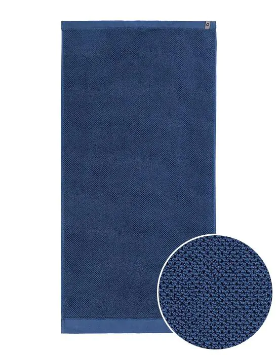 ESSENZA ESSENZA Connect Organic Uni Blue Handdoek 50 x 100 cm