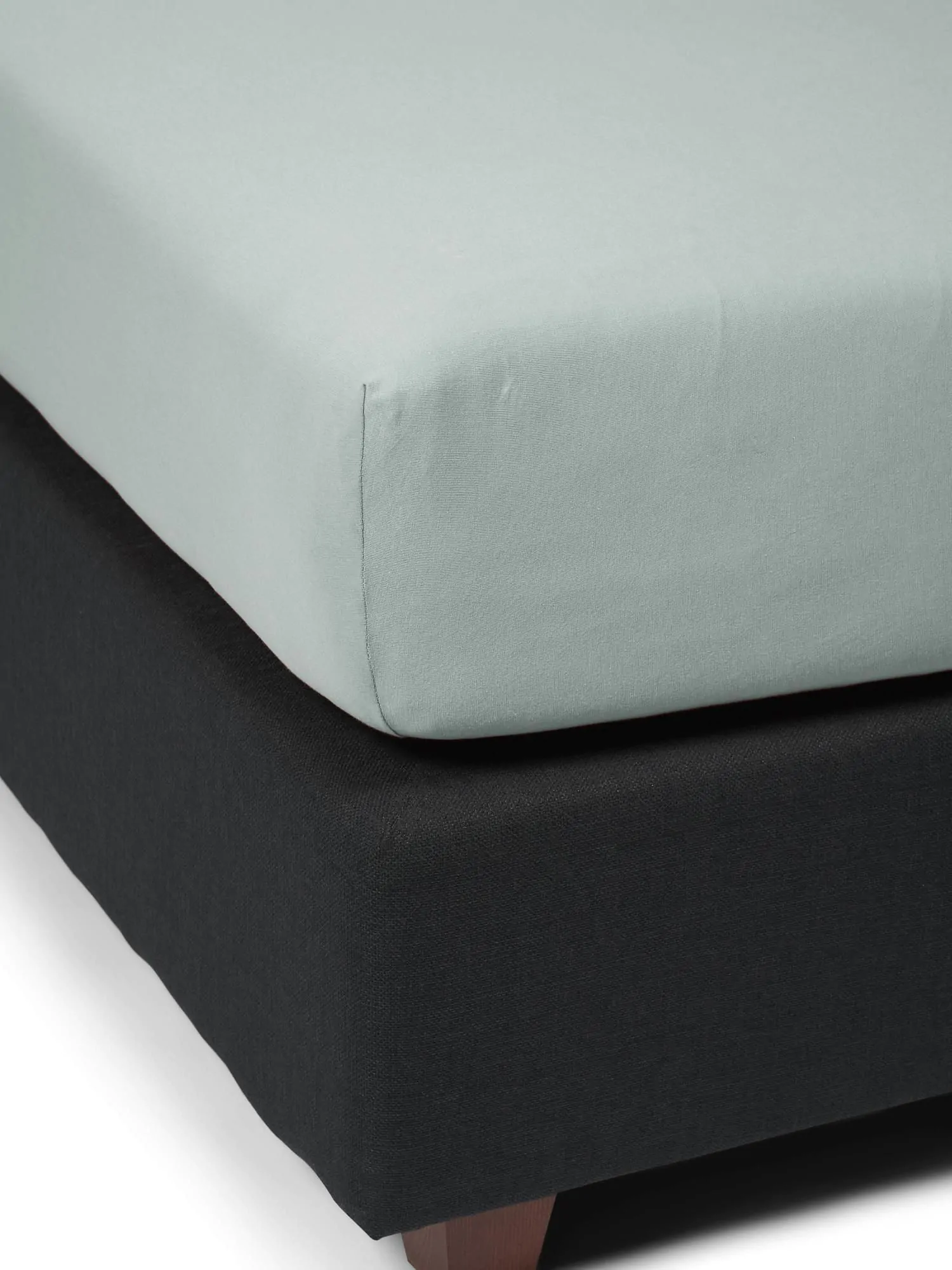 ESSENZA The Perfect Organic Jersey Dusty green Hoeslaken 180-200 x 200-220 cm - Afbeelding 5